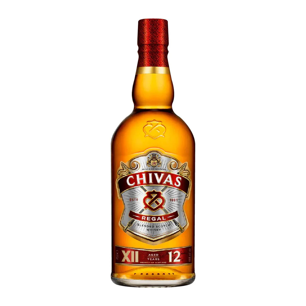 Chivas Regal 12 Years Old 750ml Blended Scotch Whiskey 750ml