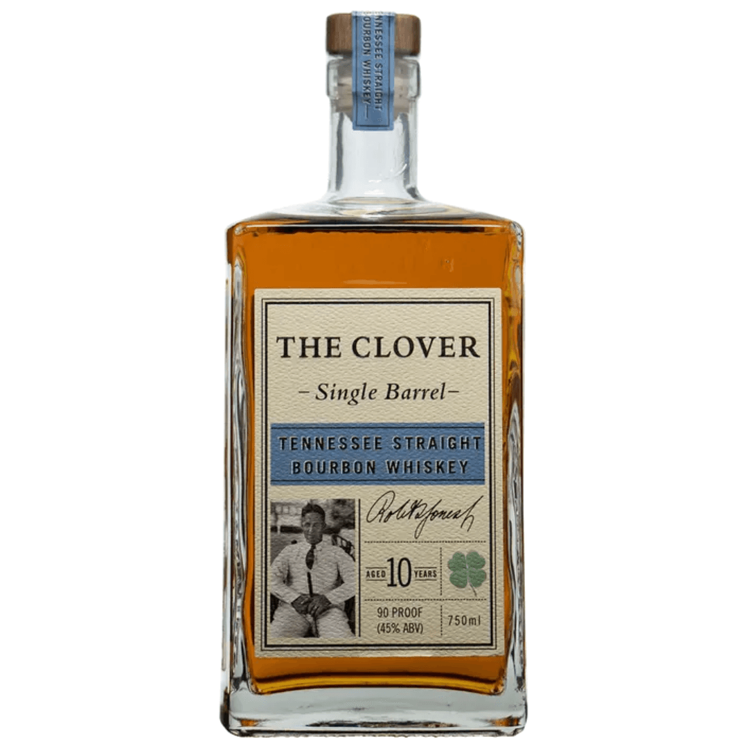 The Clover Single Barrel Bourbon,. 10 years