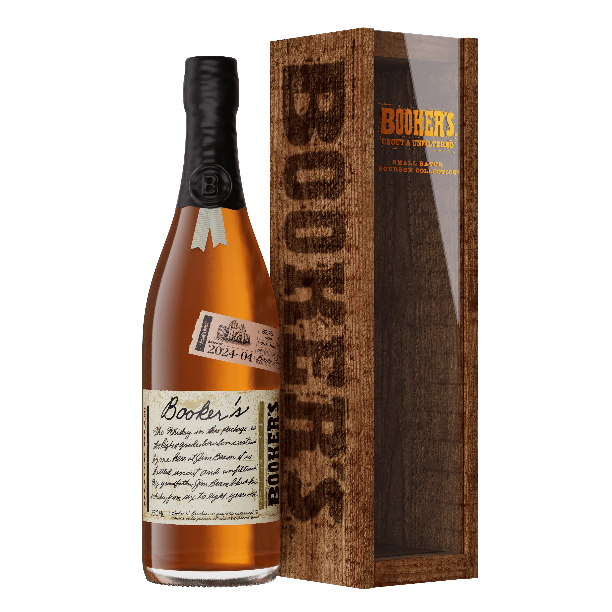 Booker’s Uncut and Unfiltered Small Batch 2024-04 750ml