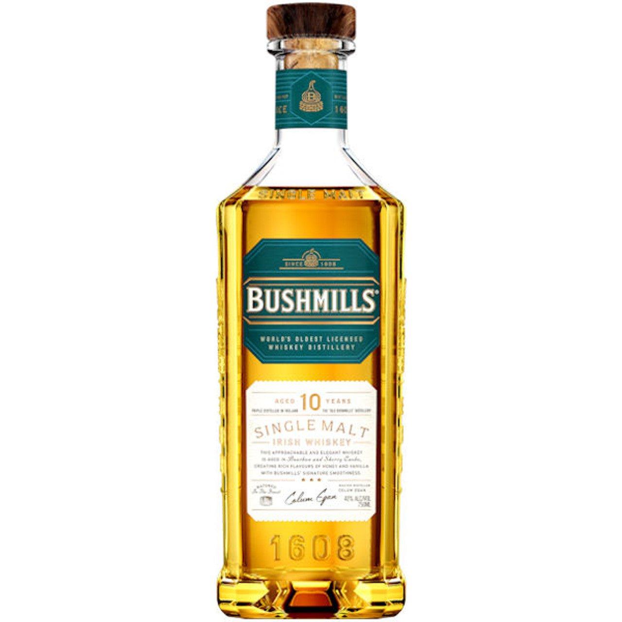 Bushmills 10 Year Single Malt Irish Whiskey 750ml