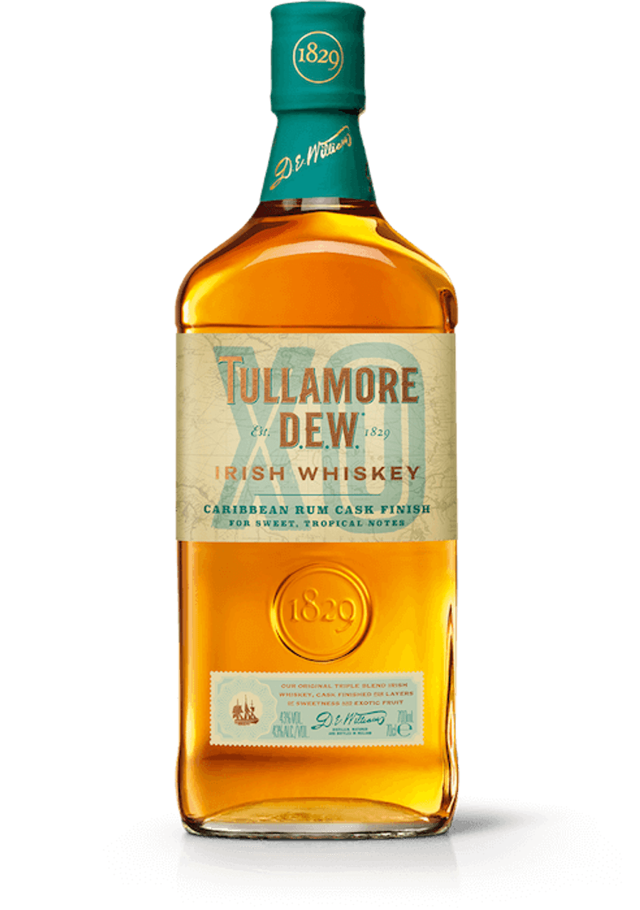Tullamore D E W Irish Whiskey Caribbean Rum Cask Finish 750ml