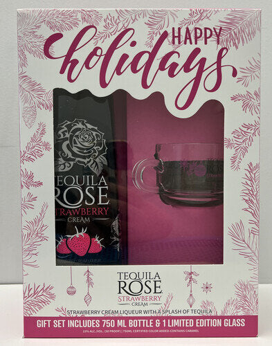 Tequila Rose Strawberry Cream Gift Pack 750ML