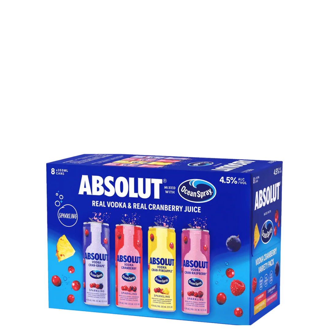 Absolut Oceanspary Cans 8x355ml