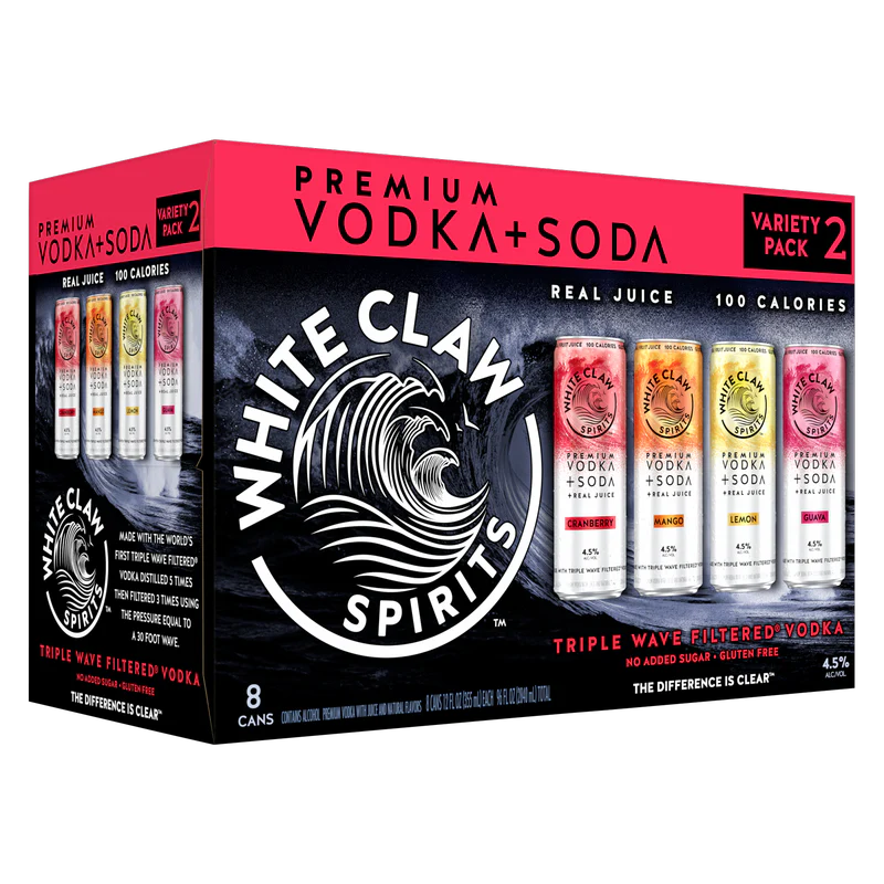 White Claw Vodka Soda Variety #2 8x355ml