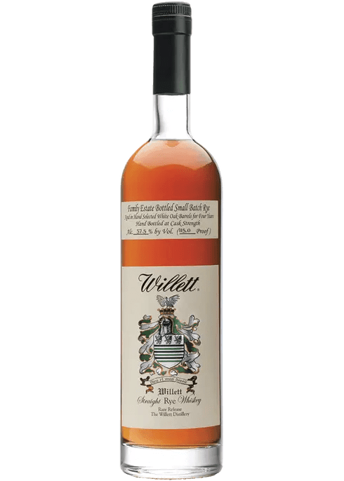 Willett 4 Years Rye Straight Rye 750ml