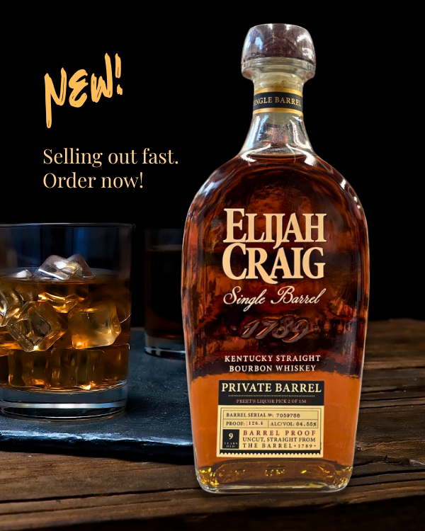 Elijah Craig Private Barrel, Barrel Proof 9 Years Old 750ml – Barrel Pick