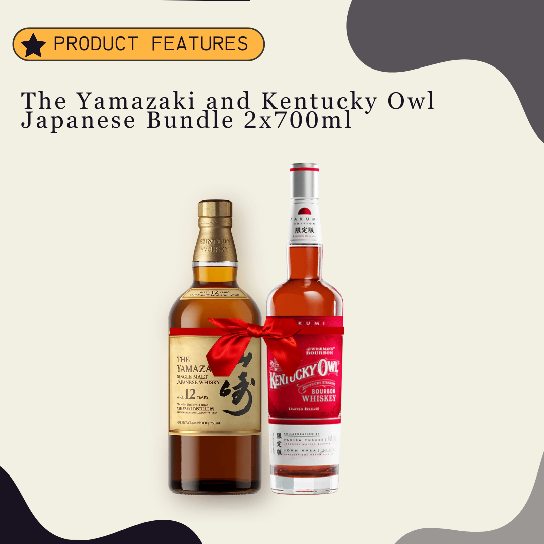 The Yamazaki and Kentucky Owl Japanese Bundle 2x700ml