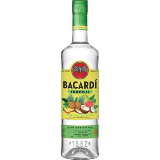 Bacardi Tropical Rum’..