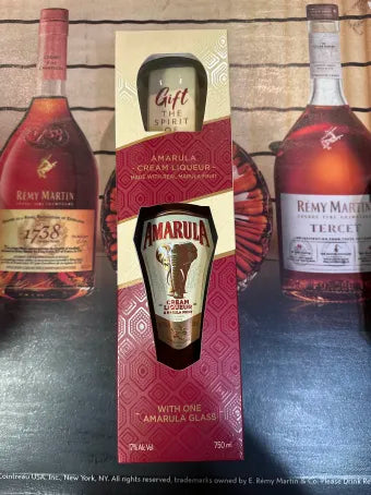 Amarula Cream Liqueur Gift Pack With Elephant Glass 750ml