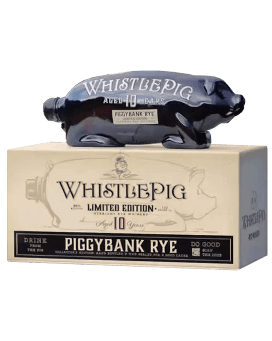WhistlePig Limited Edition 10 Years Aged Piggybank Rye A Blend Of Straight Rye Whiskey 750ml