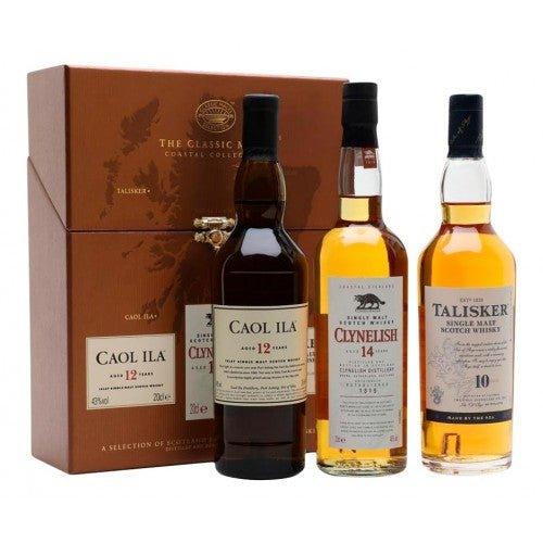 The Classic Malts Coastal Collection 3x200ml