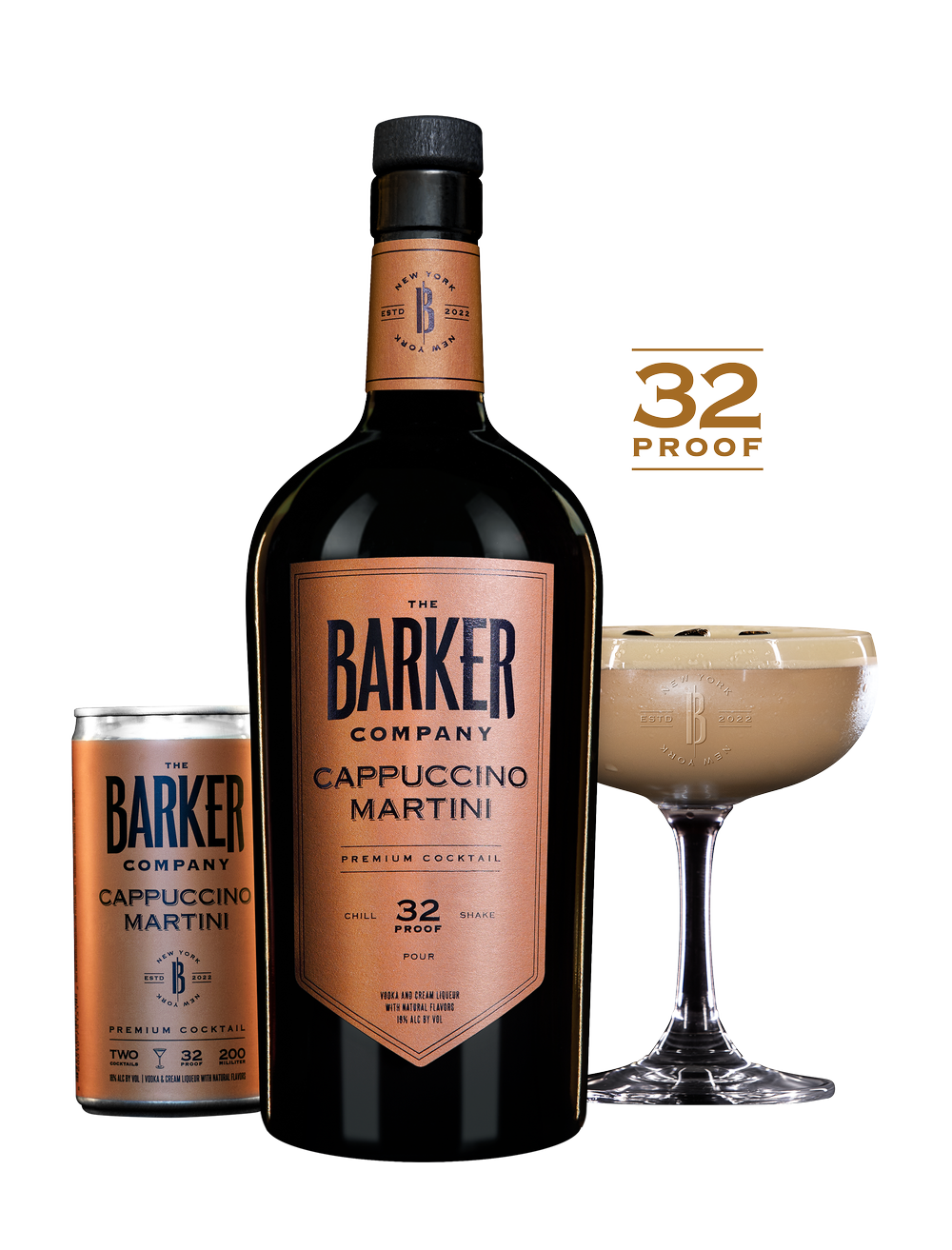 Baker Company ,Cappuccino Martini,32 Proof ,700ml