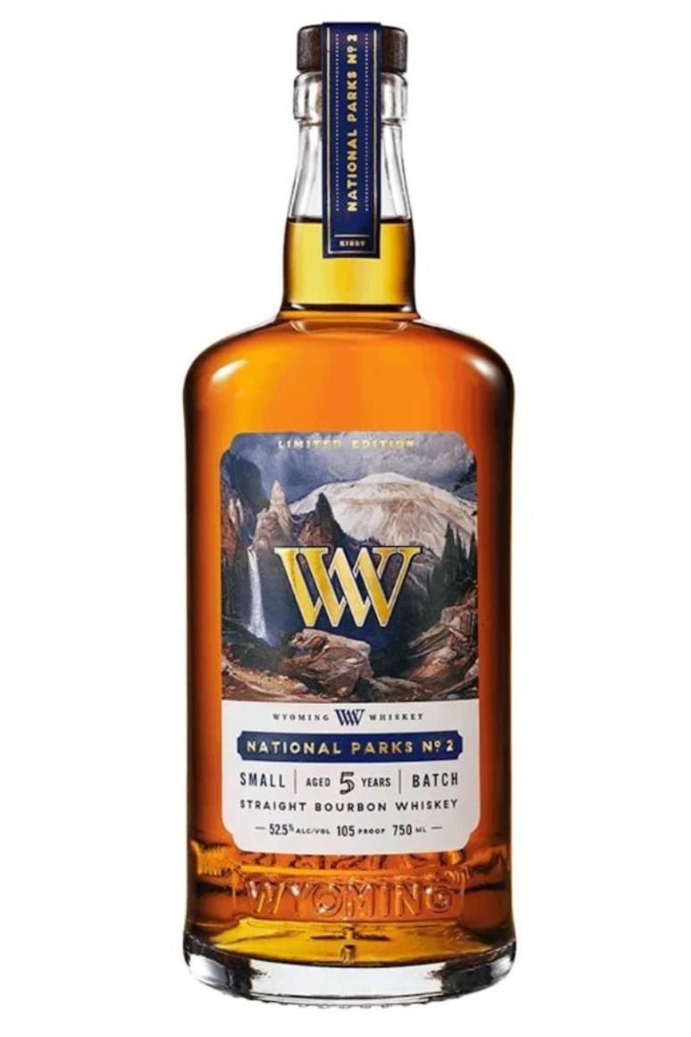 Wyoming National Parks No.2 Whiskey Small Batch 5 Years Bourbon Limited Edition 750ml