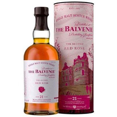 Balvenie Scotch 21 Years Old The Second Red Rose 750ml