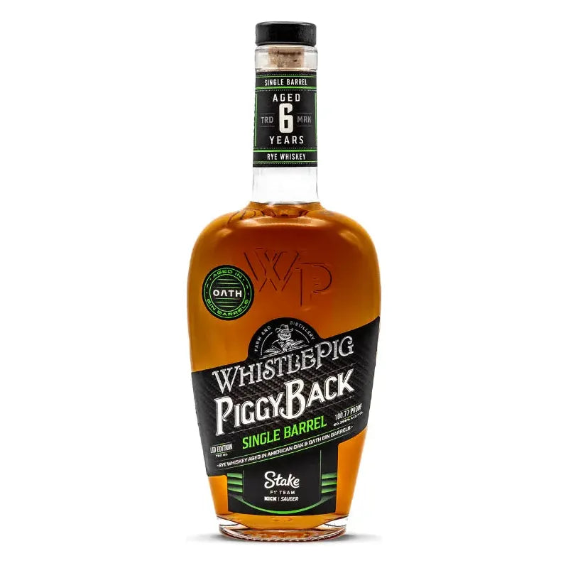 Whistle Pig 6 Years Old F1 PiggyBack Single Barrel Rye 750ml