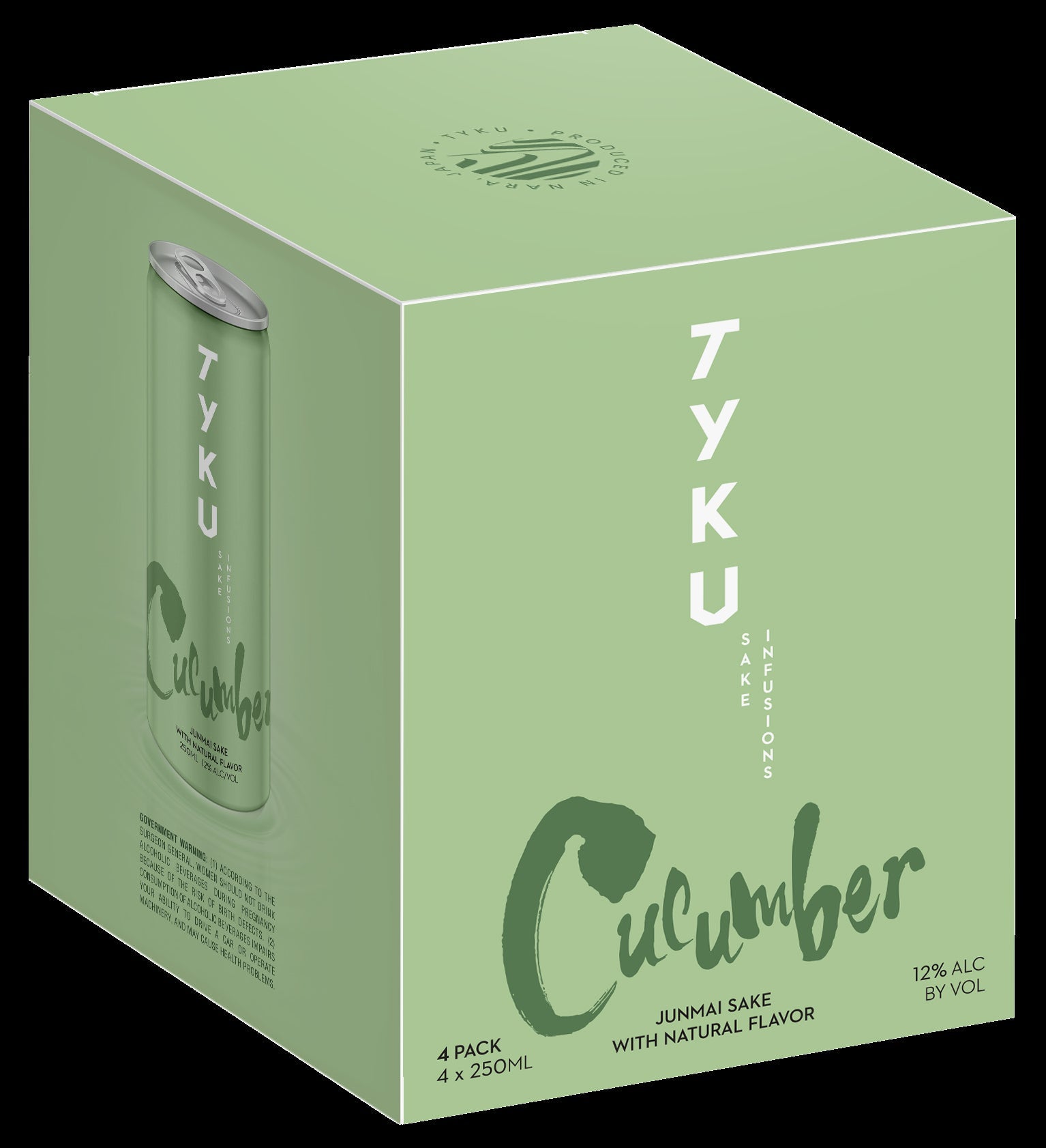 Ty Ku Cucumber Flavored Junmai Sake Infusions