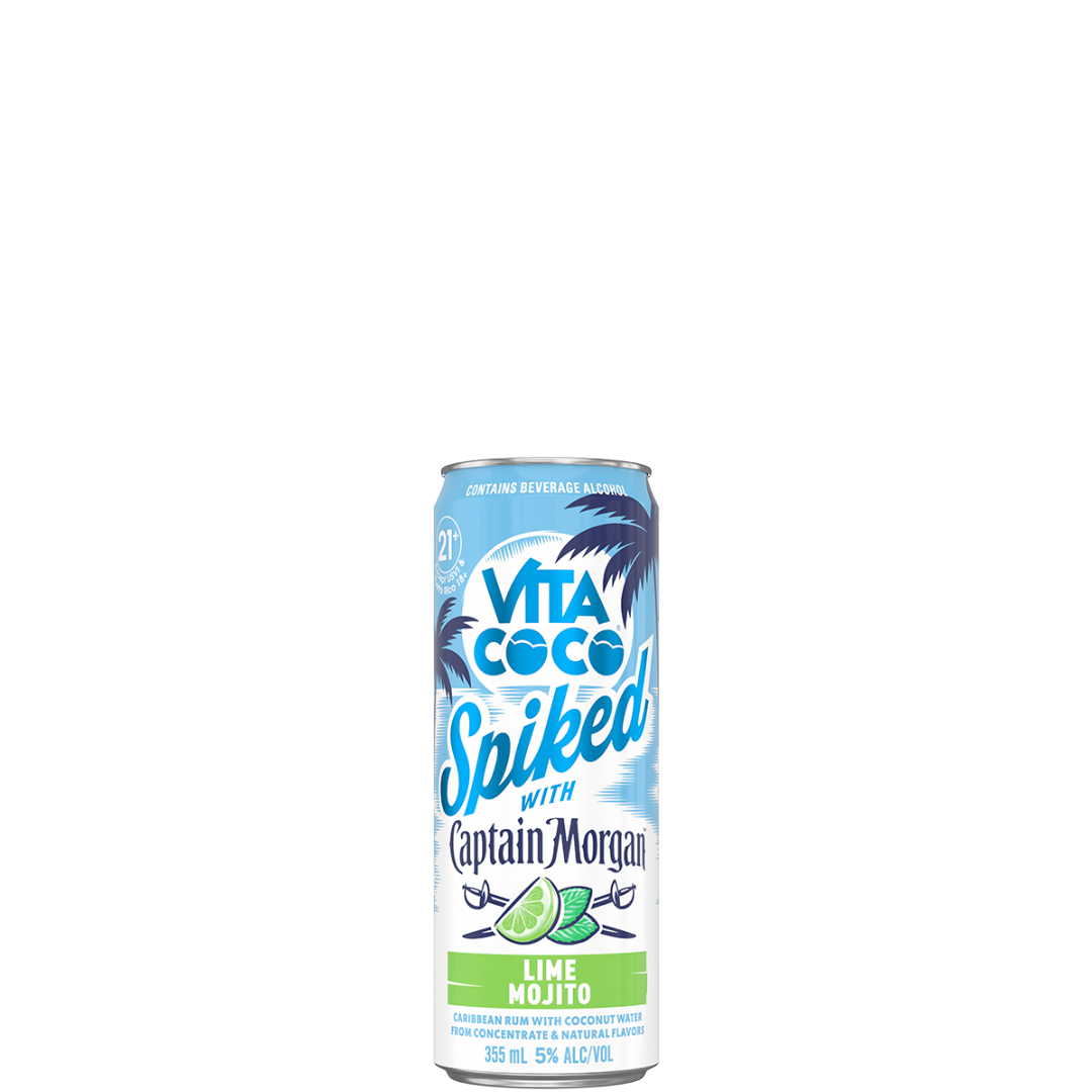 Vita Coco Spiked With Captain Morgan Lime Mojito Can 4Packx12oz