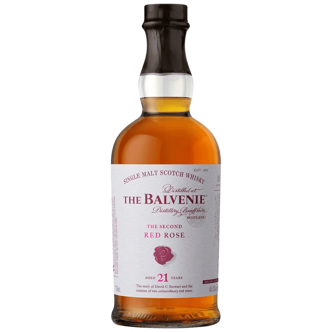 Balvenie Scotch 21 Years Old The Second Red Rose 750ml