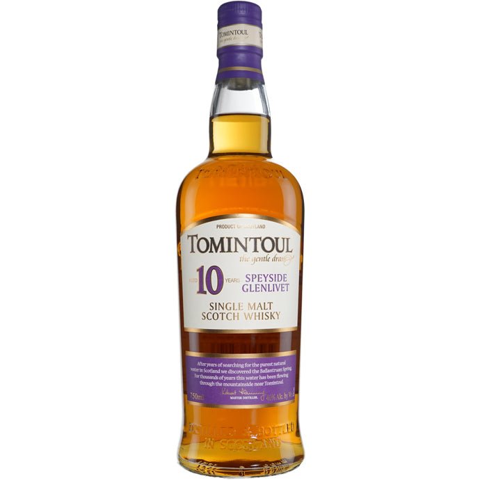 Tomintoul Single Malt Scotch Whiskey 10 Years Old 750ml