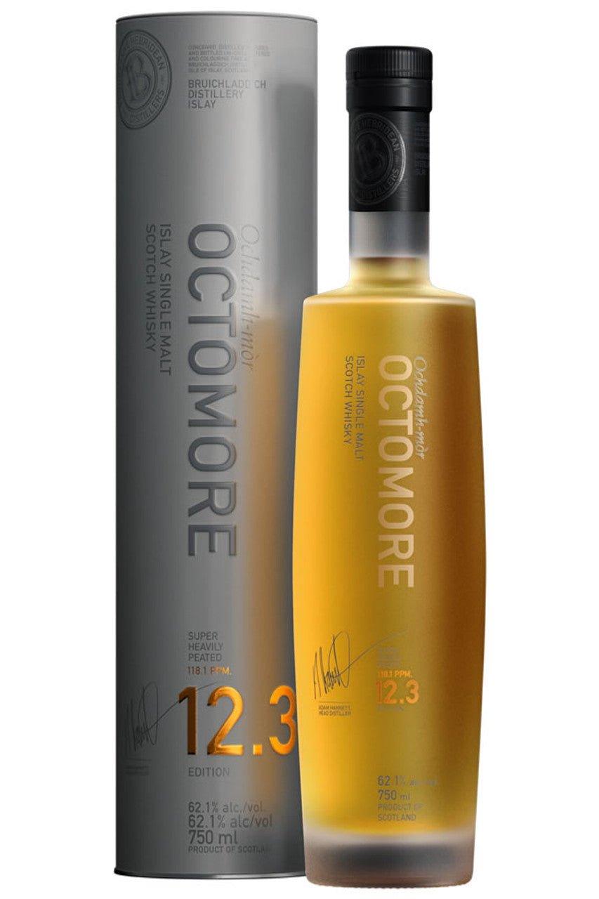 Bruichladdich Octomore 12.3 Edition 124.2 proof Islay Single Malt Scotch 750ml