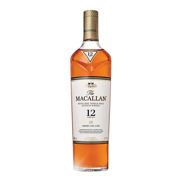 The Macallan 12 Year Sherry Oak Single Malt Scotch Whisky,.