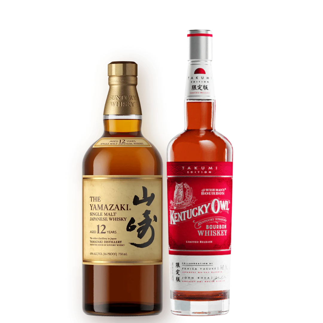 The Yamazaki and Kentucky Owl Japanese Bundle 2x700ml