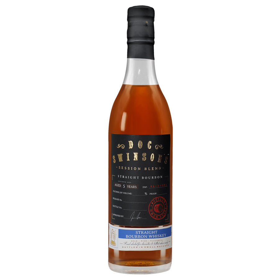 Doc Swinson’s 5 Years Old Session Blend Straight Bourbon 750ml