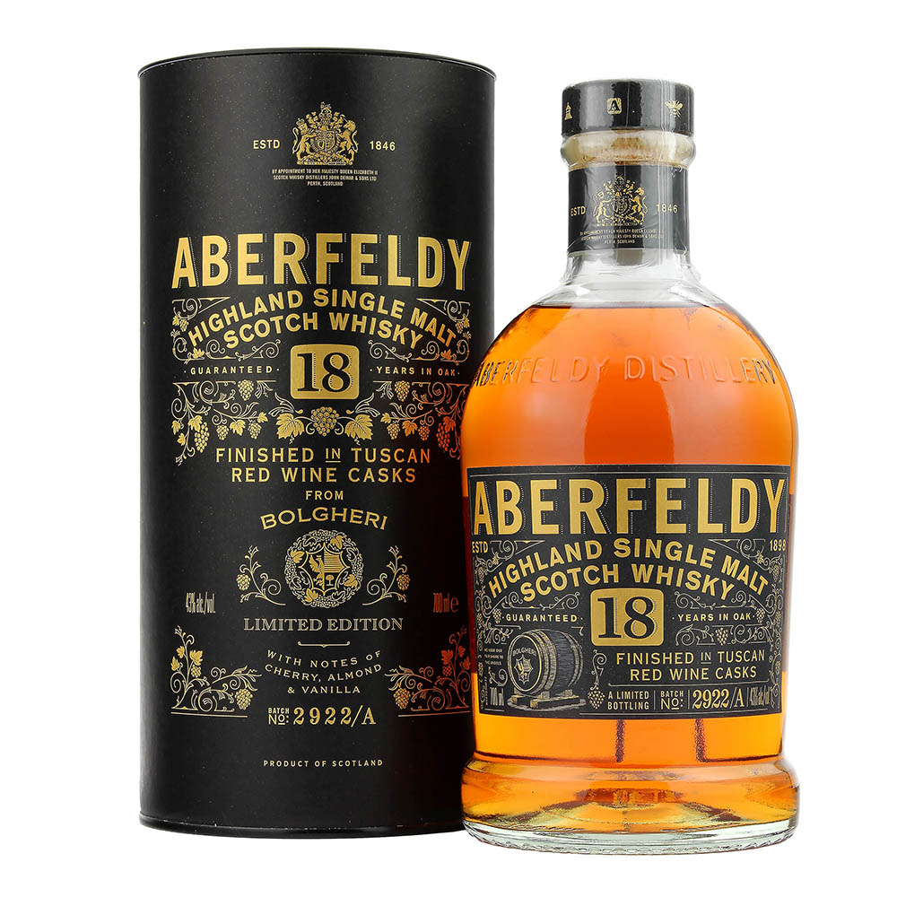 Aberfeldy 18 Years Old Bolgheri Tuscan Cask Finish 700ml