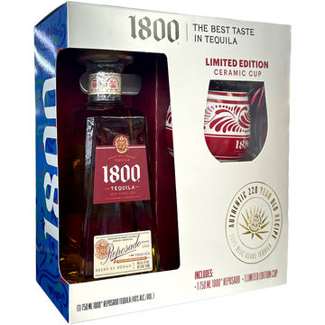 1800 Reposado Gift set with Ceramic Cup 750ml