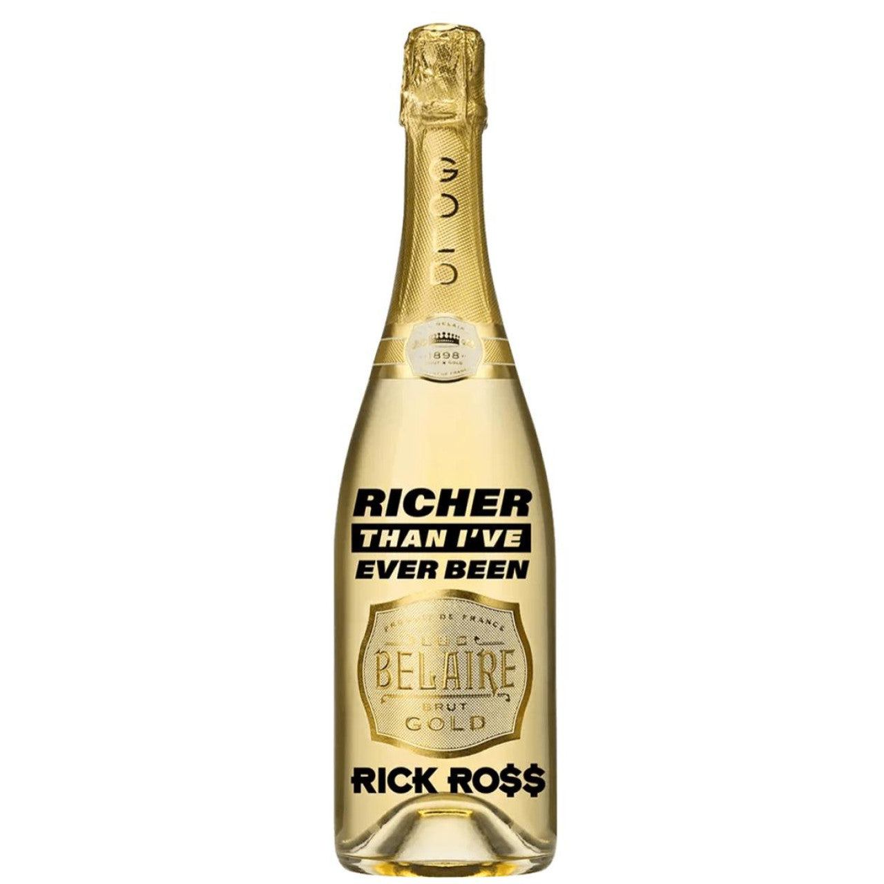 Belaire Gold Rick Ross 750Ml.’.