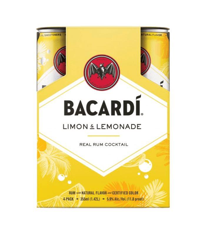 Bacardi Limon 4 Cans Pack 4x355ml
