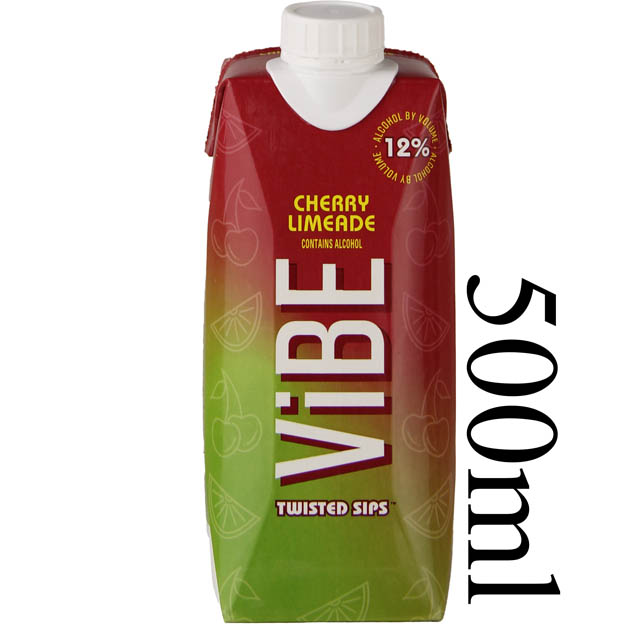 Vibe Twisted Sips Cherry Limeade 500ml