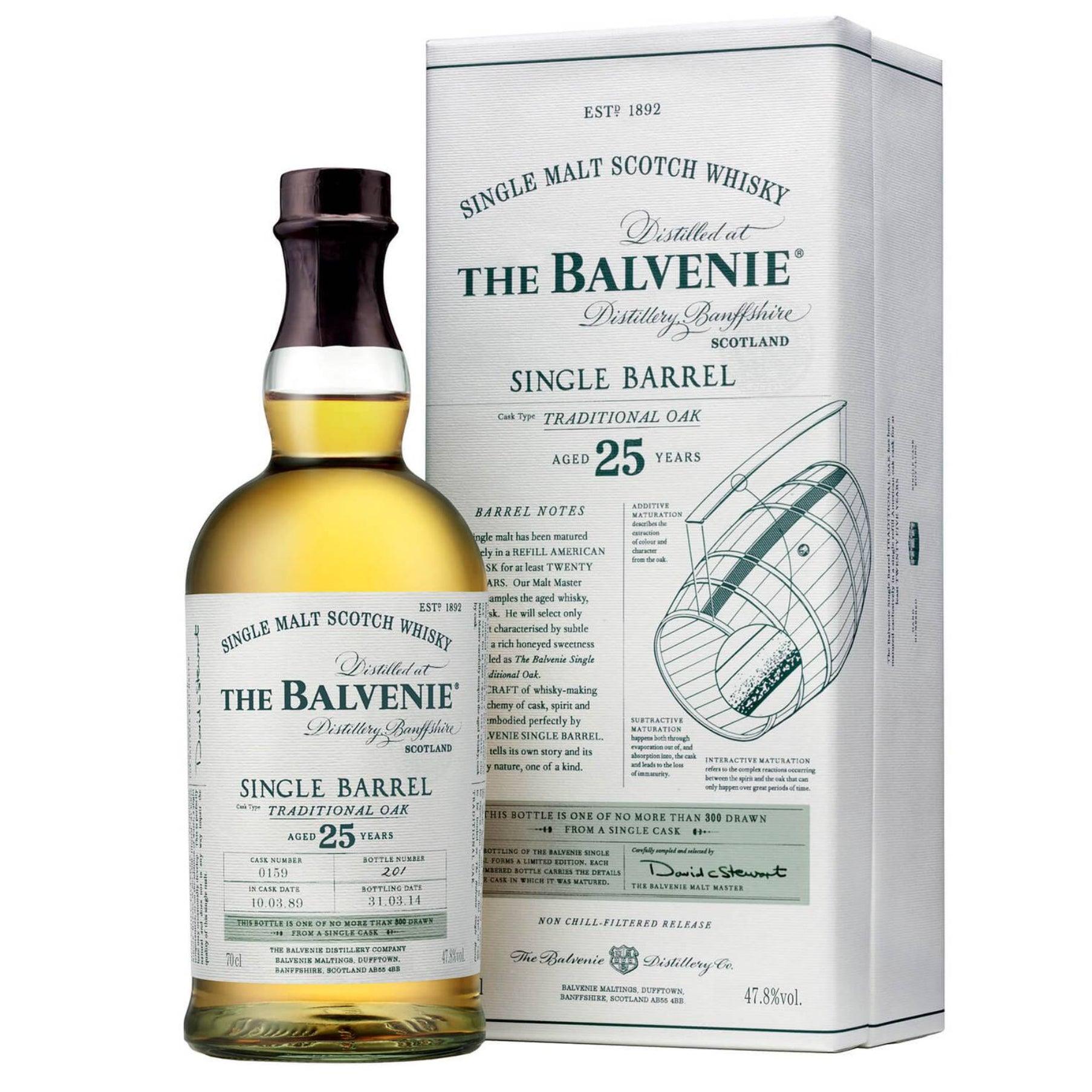 The Balvenie Single Barrel 25 Years Old 750ml