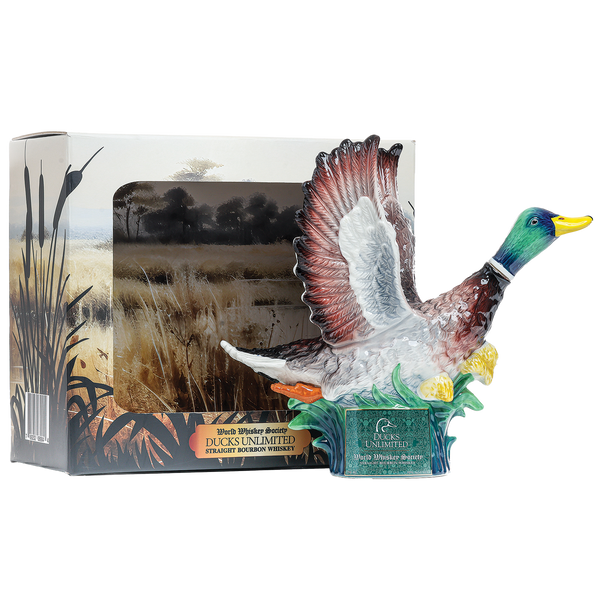 World Whiskey Society Limited Edition Ducks Unlimited Mallard Duck Straight Bourbon Whiskey