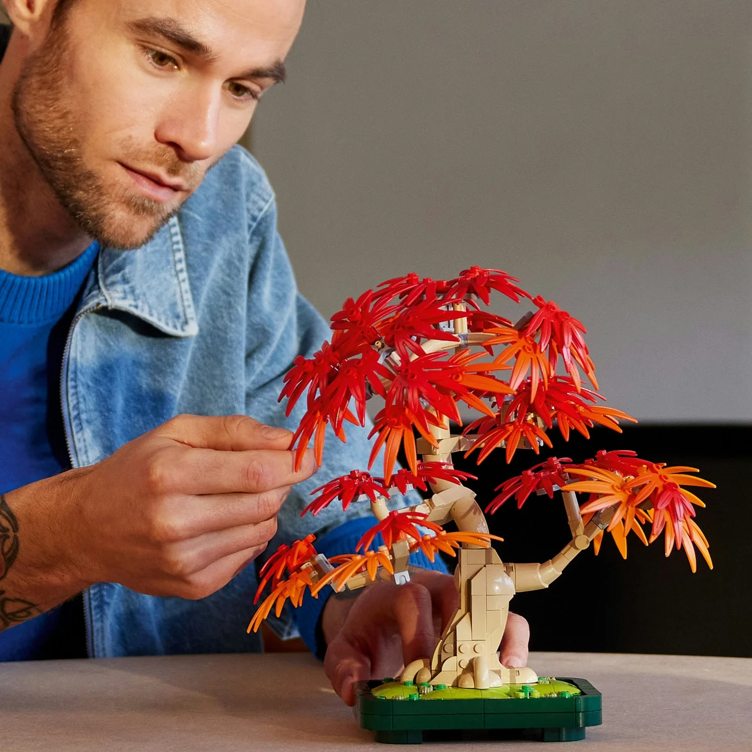 LEGO Botanicals Japanese Red Maple Bonsai Tree DIY Set 10348