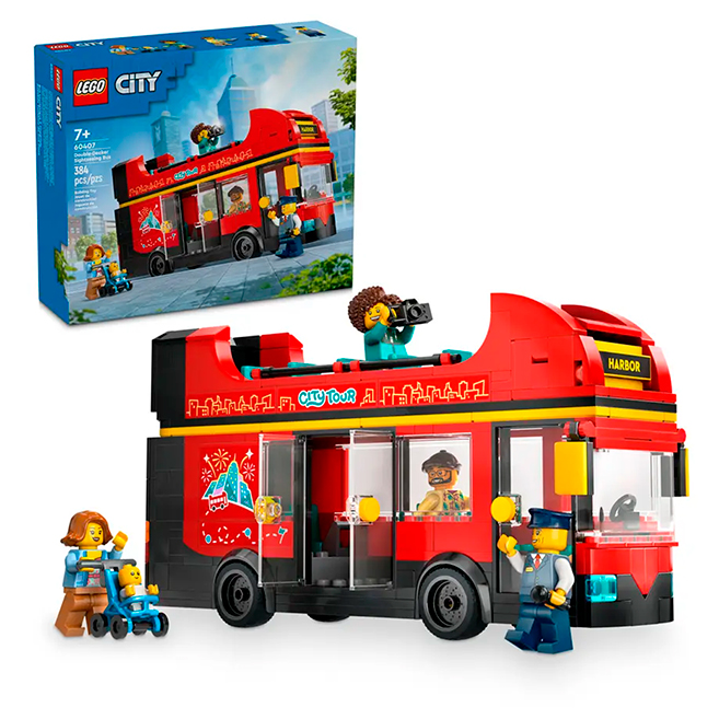LEGO City Great Vehicles - Red Double-Decker Sightseeing Bus