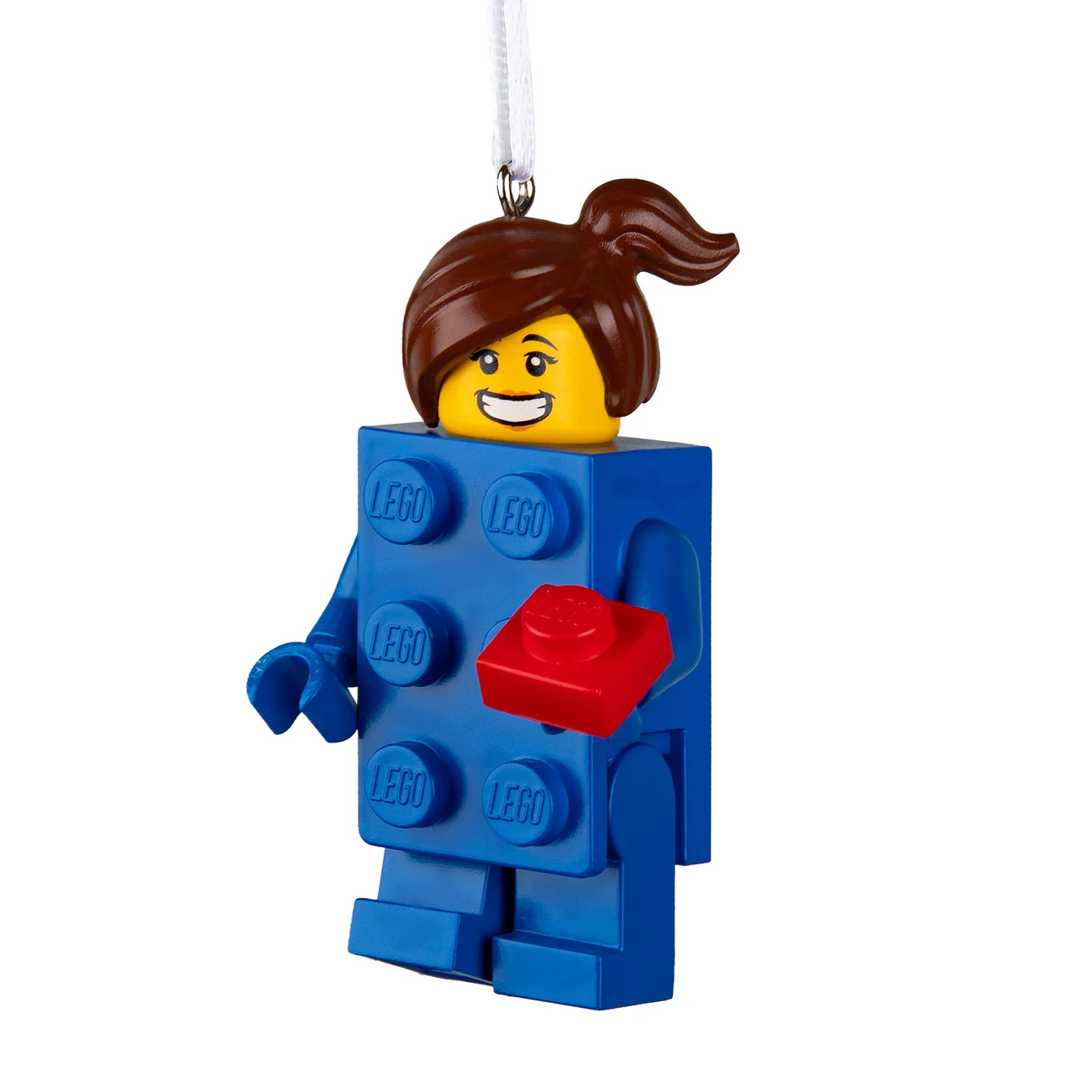 Hallmark Keepsake Brick Suit Girl LEGO Minifigure Ornament
