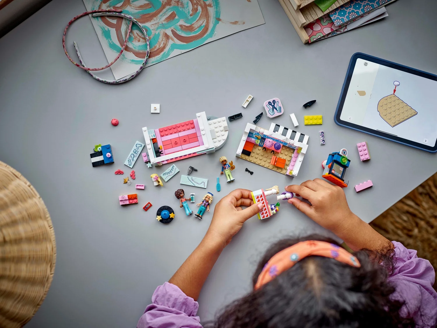 LEGO® Friends Hair Salon and Accessories Shop, Creative Pretend-Play Building Toy Set 42662