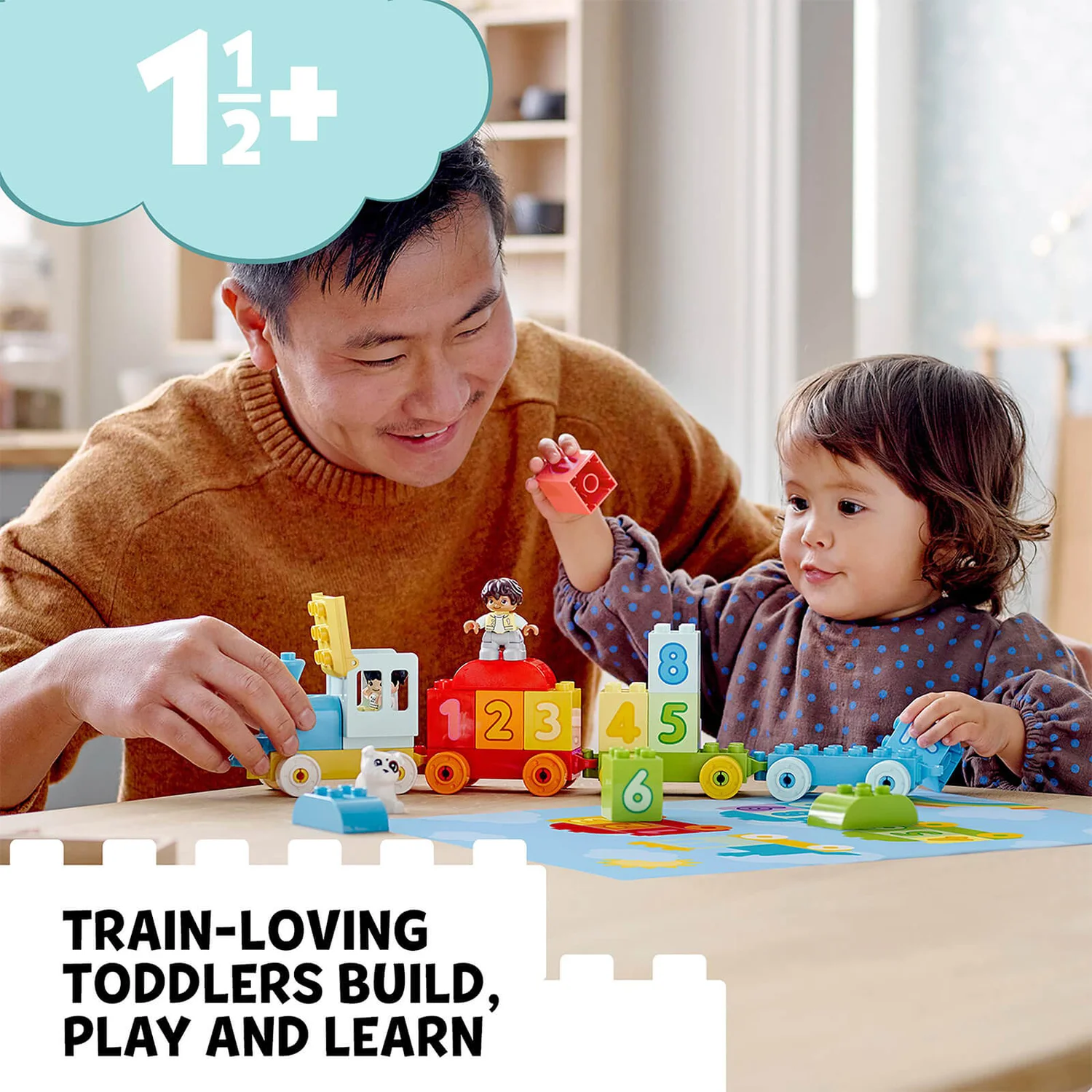 LEGO DUPLO Number Train - Learn To Count Toy for Toddlers (10954)