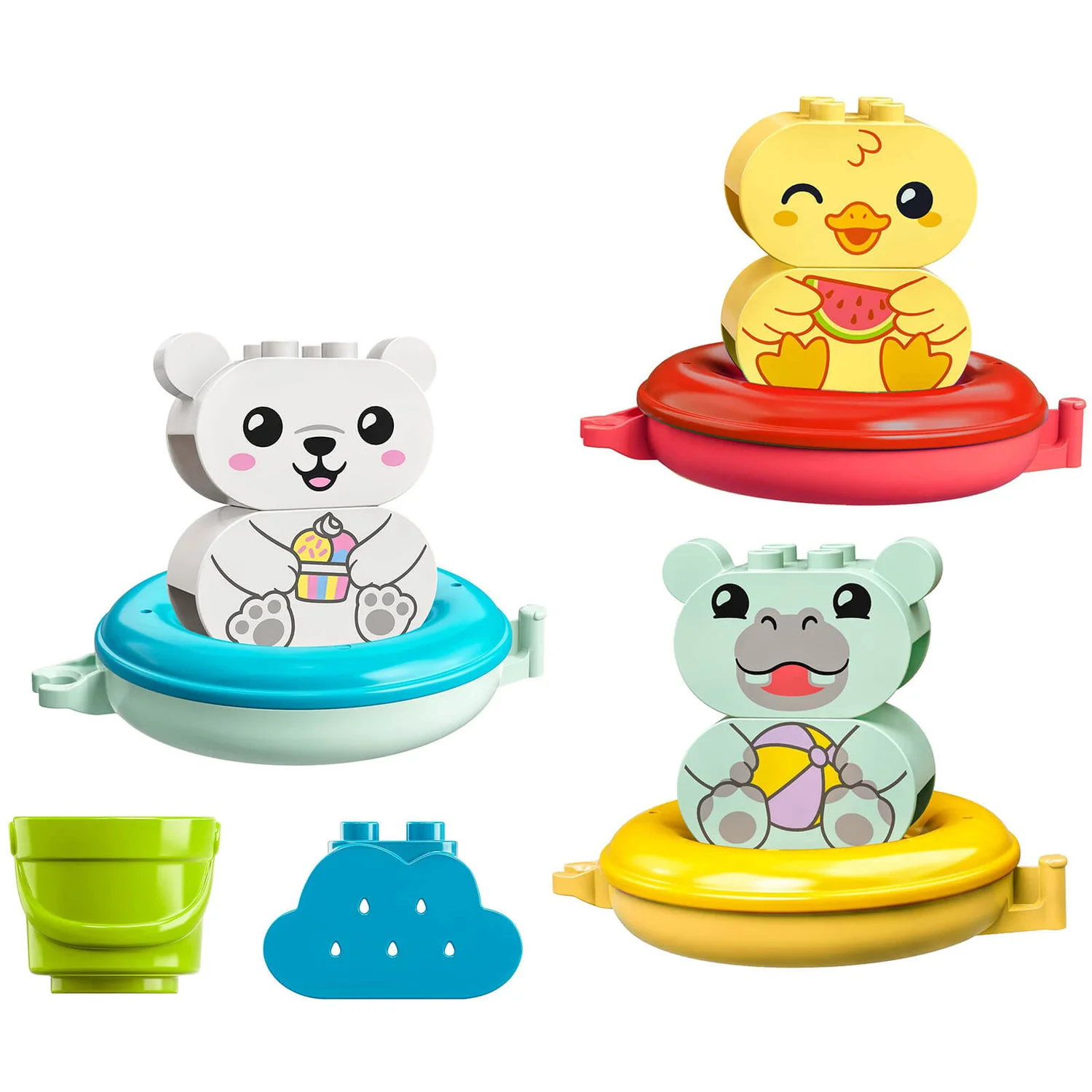 LEGO DUPLO Bath Time Fun: Floating Animal Train Baby Toy (10965)