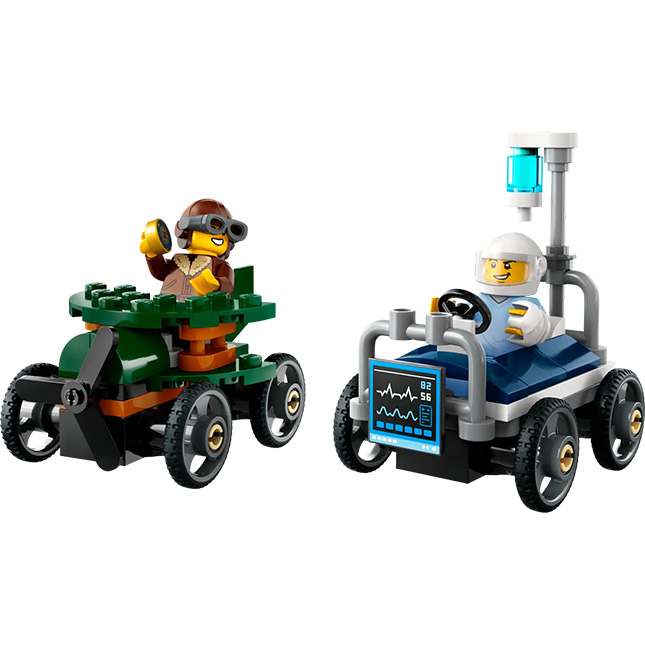 LEGO City - Airplane vs. Hospital Bed Race Car Pack