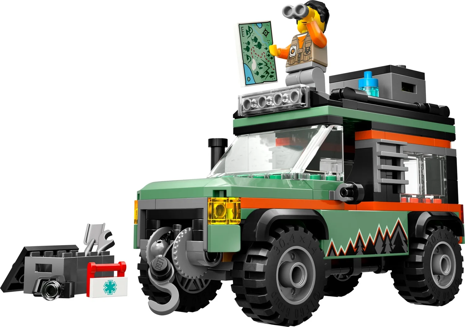 LEGO City Off-Road 4x4 Mountain Truck, Toy Vehicle Set 60447