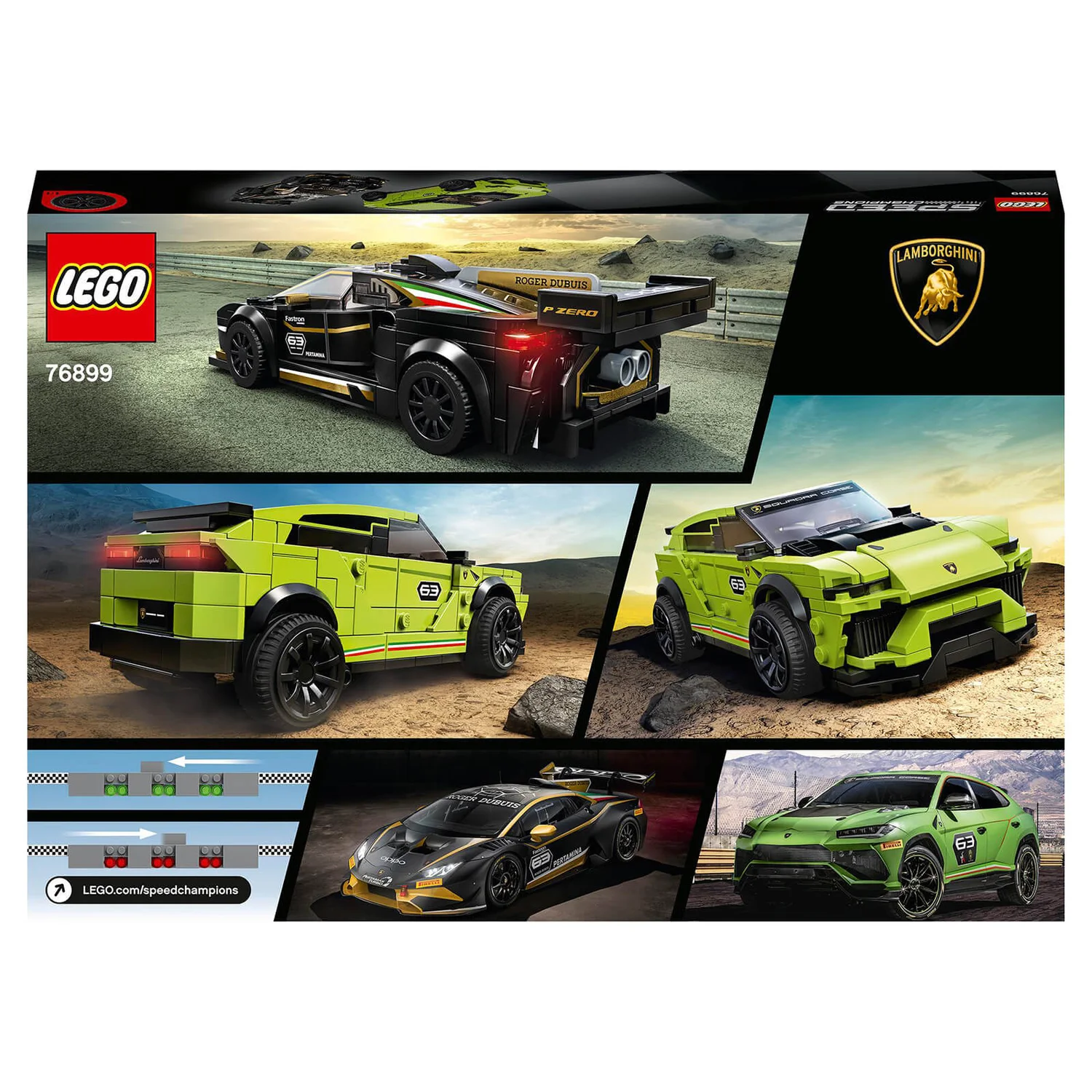 LEGO Speed Champions: Lamborghini Urus & Huracn Set (76899)