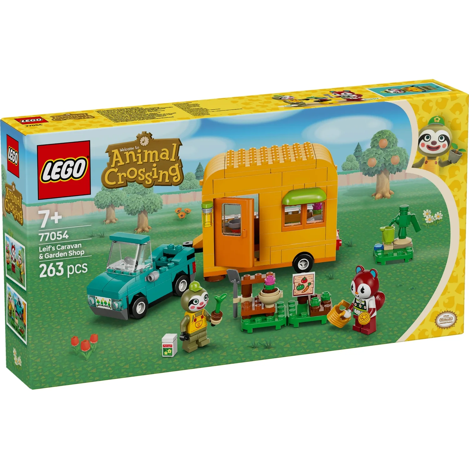 LEGO Animal Crossing Leif’s Caravan & Garden Shop Toy 77054