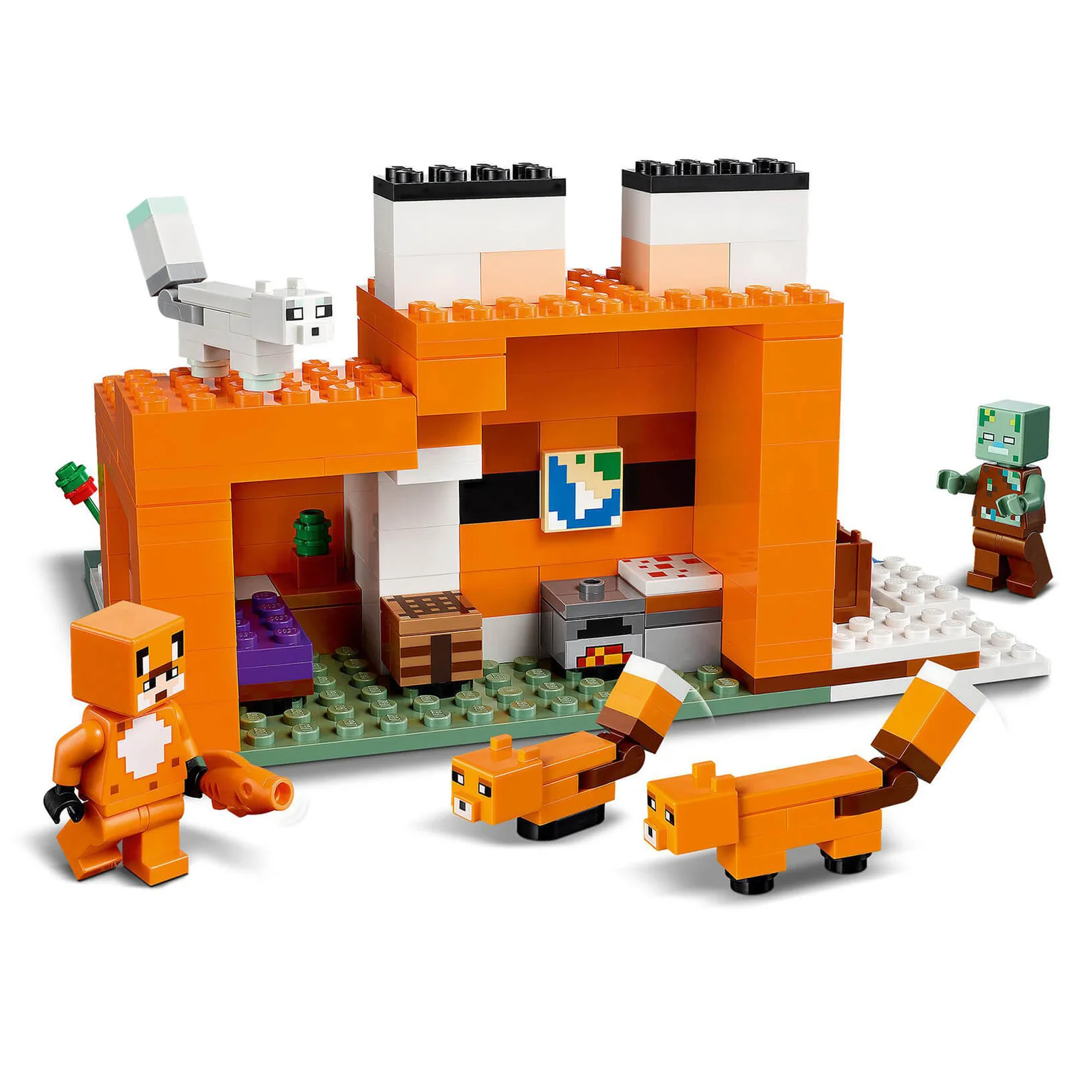 LEGO Minecraft: The Fox Lodge House Animals Toy (21178)