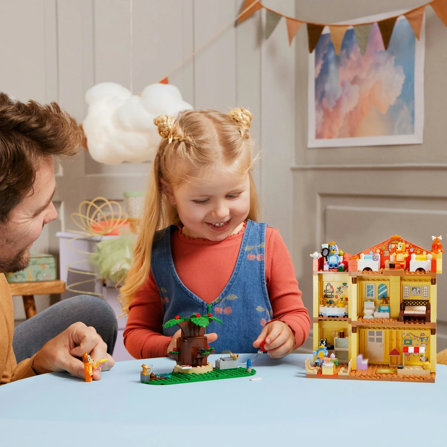 LEGO® Bluey: Bluey’s Family House Playset, Home-Building Kit 11203