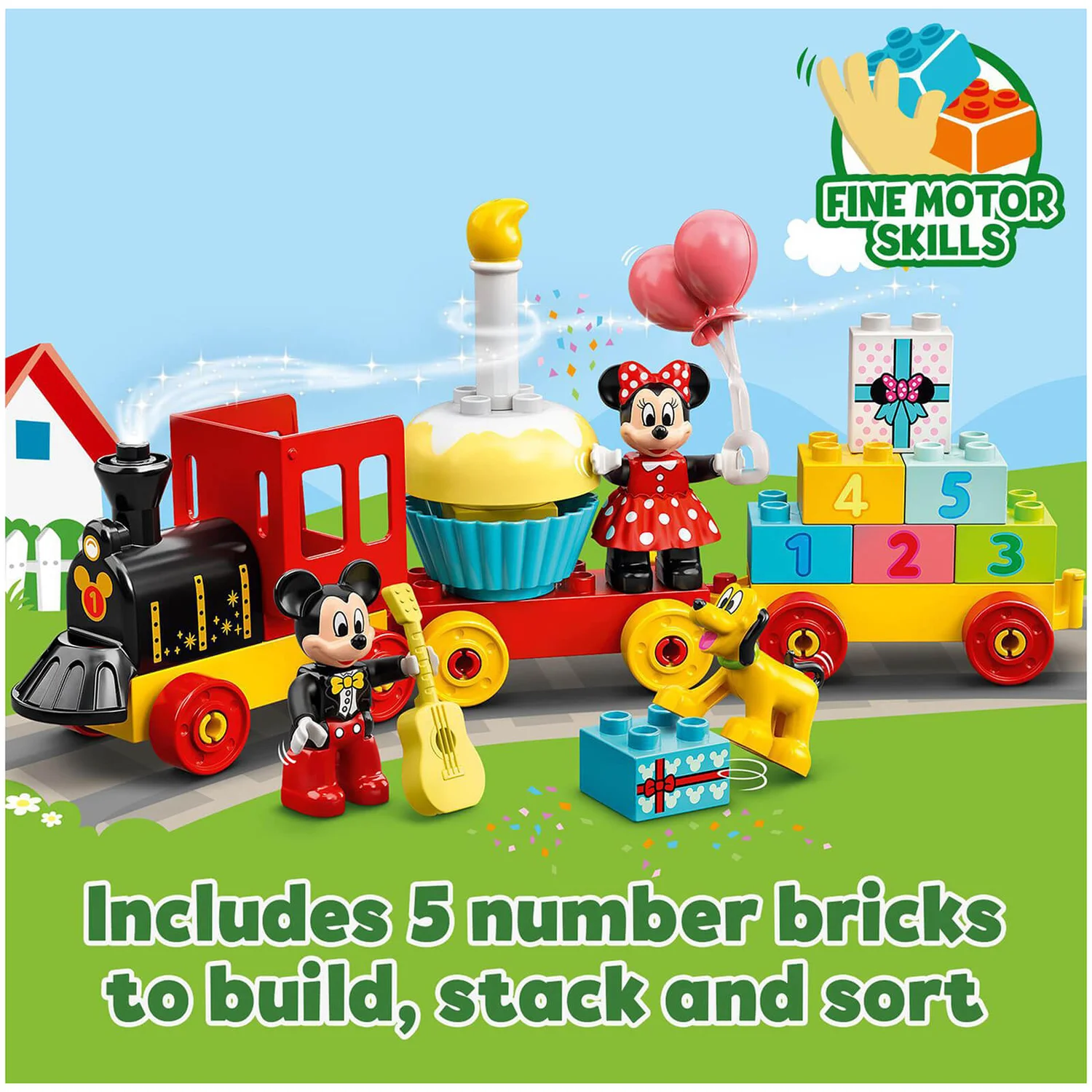 LEGO DUPLO Disney: Mickey & Minnie Birthday Train Toy (10941)
