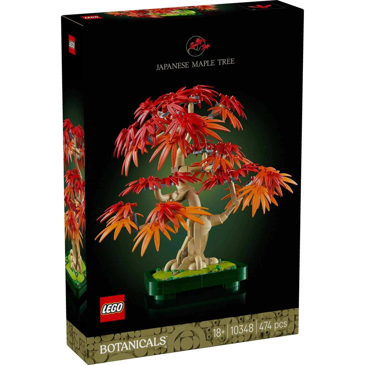 LEGO Botanicals Japanese Red Maple Bonsai Tree DIY Set 10348