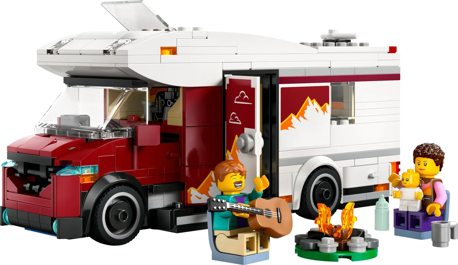 LEGO City Holiday Adventure Camper Van Toy Vehicle Set 60454