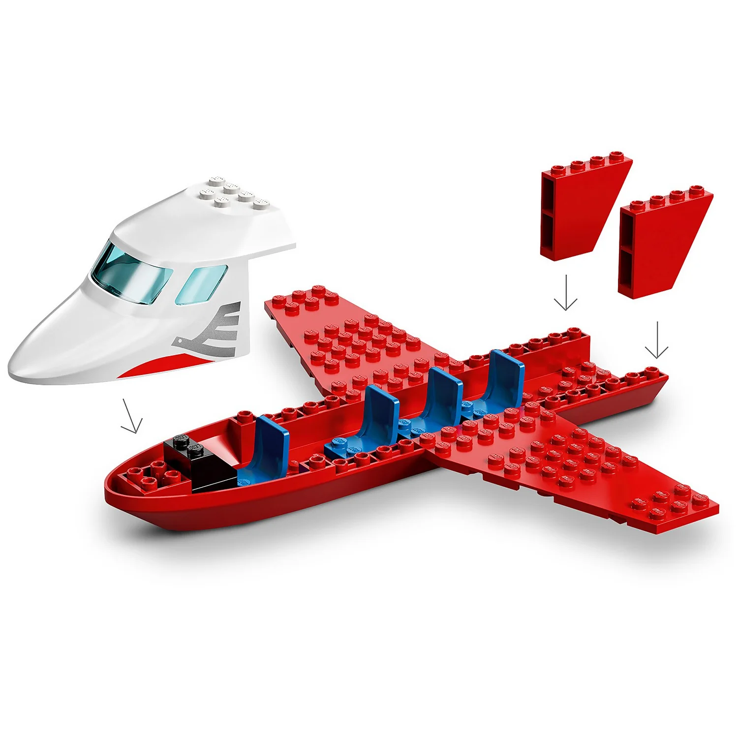 LEGO City: 4+ Central Airport Charter Plane Toy (60261)